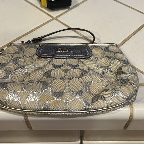 Coach Wristlet With Logo Tag - Picture 9 of 16